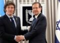 Javier Milei se reunió con el presidente de Israel y recibió una distinción de honor