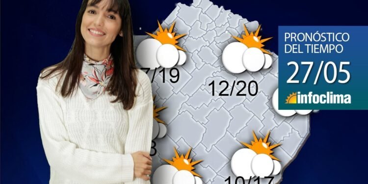 Pronóstico del tiempo para el miércoles 27 de mayo en Argentina