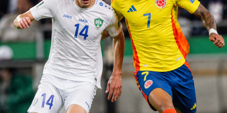 Mundial 2026: Horarios y detalles del partido entre Uzbekistán y Colombia