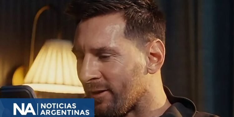 Messi interactúa con una inteligencia artificial para un divertido resultado estético