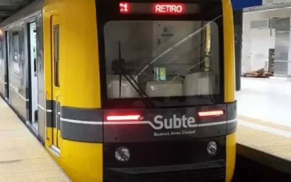 Un paro inesperado en la Línea C del subte de Buenos Aires altera el transporte