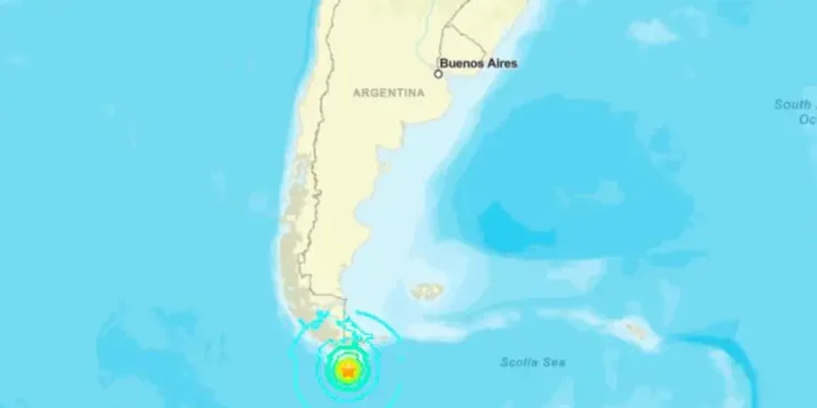 Un sismo de magnitud 5,9 se sintió en varias localidades de Tierra del Fuego