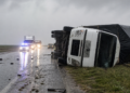 Severa tormenta en Santa Fe: camiones volcaron en las rutas y persiste la alerta por tormentas con granizo