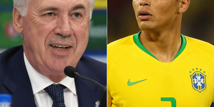 Ancelotti responde a las críticas de Thiago Silva y presenta una renovada lista de Brasil